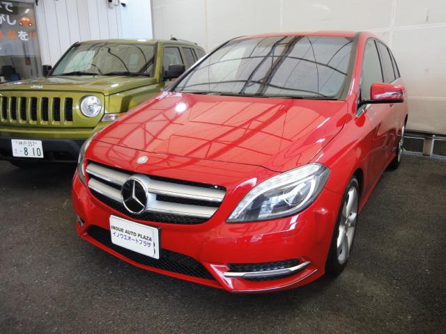 Bクラス B180 スポーツ 禁煙車 純正ナビTVバックカメラ ETC ハーフレザーシート FRドライブレコーダー 17インチ純正アルミ(2枚目)