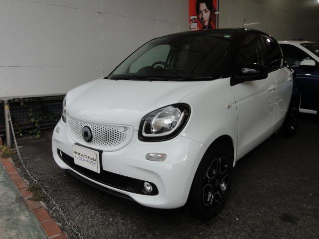 スマートフォーフォー プライム 禁煙車 本革シート シートヒーター ガラスルーフ 社外ナビTVバックカメラ ETC(2枚目)