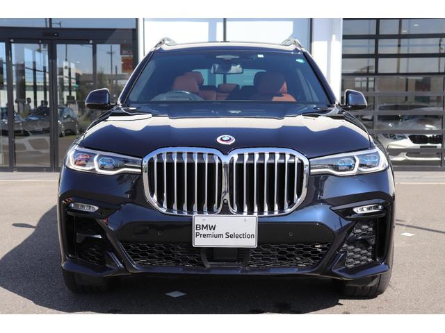 Ｘ７ ｘＤｒｉｖｅ　４０ｄ　Ｍスポーツ　カーボンブラック／認定中古車／ディーラー／本革／ＡＣＣ／キーレス／シートヒーター／衝突被害軽減ブレーキ／電動リアゲート／バックモニター／４ＷＤ／パワーシート／ＥＴＣ／ＬＥＤヘッドライト／前後ＰＤＣ（4枚目）