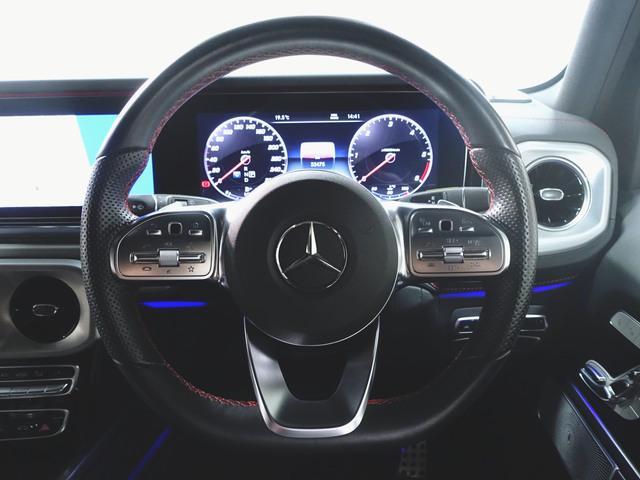 Ｇクラス Ｇ４００　ｄ　アダプティブダンピングシステム　ＡＭＧライン　ラグジュアリーパッケージ　Ｂｌｕｅｔｏｏｔｈ接続　ＥＴＣ　ＬＥＤヘッドライト　ＴＶ　アイドリングストップ　クルーズコントロール　コネクテッド機能　サイドカメラ　サンルーフ・ガラスルーフ　シートヒーター（12枚目）