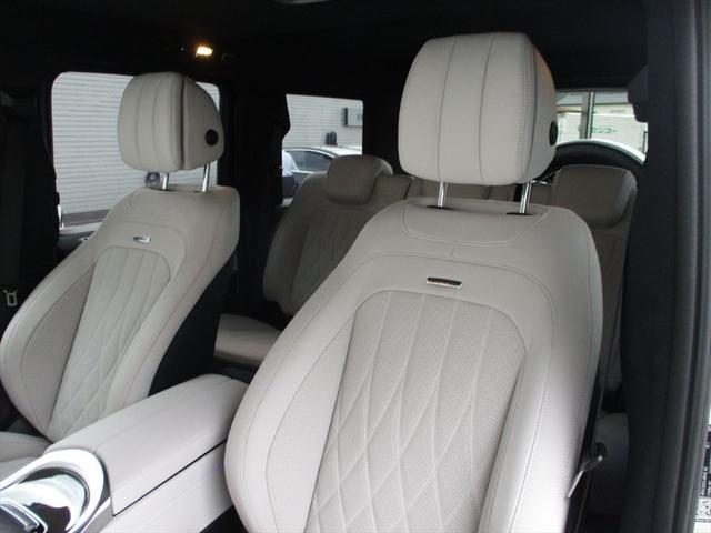 Ｇクラス Ｇ６３　ローンチエディション　ワンオーナー　プラチナホワイトナッパレザーシート　ガラススライディングルーフ　レーダーセーフティーパッケージ　パワーシート　シートヒーター　シートベンチレーター　Ｗエアコン（12枚目）