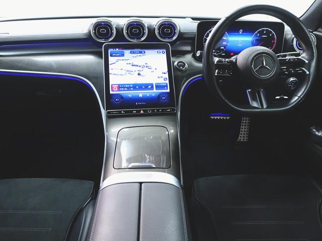 Ｃクラス Ｃ２２０　ｄ　アバンギャルド　ＡＭＧラインパッケージ　ベーシックパッケージ　Ｂｌｕｅｔｏｏｔｈ接続　ＥＴＣ　ＬＥＤヘッドライト　ＴＶ　アイドリングストップ　クルーズコントロール　コネクテッド機能　サイドカメラ　シートヒーター（12枚目）