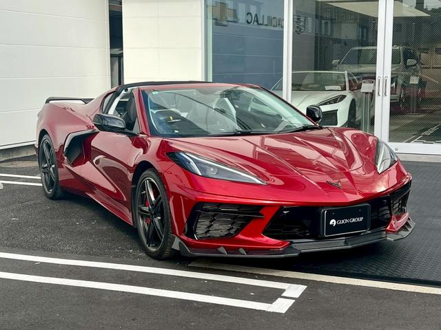 シボレーコルベット 3LT シボレー認定中古車 正規ディーラー車 レッドミスト ジェットブラックレザー 450psV8OHV ブレンボブレーキ BOSEサウンド 社外リップエアロ 純正リップ積込 AppleCarplay(3枚目)