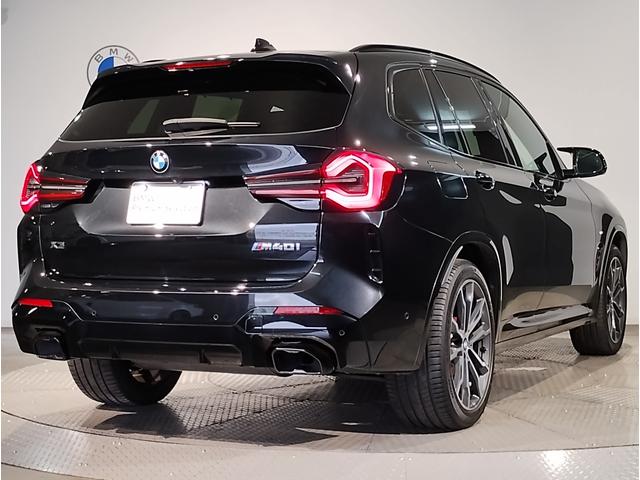 X3 M40i 1オーナー ファストトラックPKG セレクトPKG ブラックレザー パノラマガラスサンルーフ ステアリングヒーター Mスポーツブレーキ赤キャリパー harman/kardon 20インチAW(9枚目)