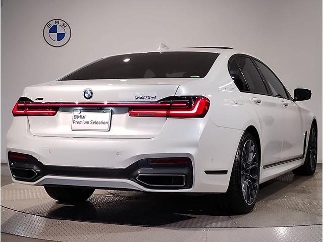 7シリーズ 740d xDrive Mスポーツ ワンオーナー 茶革 前席マッサージシート サンルーフ ソフトクローズドア シートヒーター ベンチレーション 純正ナビ 全周囲カメラ 地デジ harman/kardon ACC HUD 電動トランク(9枚目)