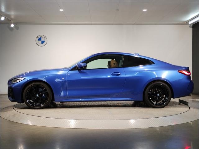 4シリーズ 420iクーペ Mスポーツ ファストトラックPKG・コニャックレザーシート・アダプティブMサスペンション・Mブレーキ・ 19インチAW・コンフォートパPKG・ パーキングアシストプラス・電動トランク・ACC・HDD・LEDライト(3枚目)