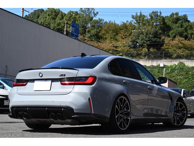 M3 M3セダン コンペティション ユーザー買取 禁煙 ハーマンカードン ローダウン 黒レザー M&Mマジカルリングバルブ フルセグTV 360カメラ 前後ドラレコ シートヒーター&ベンチレーション レーダークルーズ レーダー探知機(5枚目)