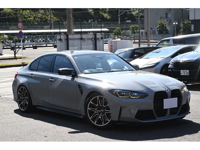 M3 M3セダン コンペティション ユーザー買取 禁煙 ハーマンカードン ローダウン 黒レザー M&Mマジカルリングバルブ フルセグTV 360カメラ 前後ドラレコ シートヒーター&ベンチレーション レーダークルーズ レーダー探知機(9枚目)