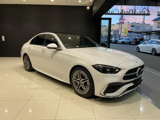 Cクラス C200アバンギャルド AMGライン AMGライン、レザーエクスクルーシブパッケージ、ベーシックパッケージ、パノラミックスライディングルーフ MBUXタッチパネルナビゲーション(3枚目)