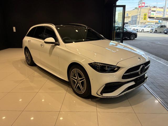 Ｃクラスステーションワゴン Ｃ２２０ｄステーションワゴンアバンギルドＡＭＧライＰ　ベーシックパッケージ　レザーエクスクルーシブパッケージ　ドライバーズパッケージ　パノラミックスライディングルーフ（3枚目）