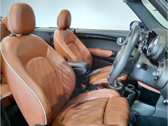 ＭＩＮＩ クーパーＳ　コンバーチブル　保証２年付・茶革・１オ－ナー・カメラＰＫＧ・ペッパーＰＫＧ・Ｙｏｕｒｓ幌・シートヒーター・追従クルーズコントロール・１８ＡＷ・バックカメラ・前後ＰＤＣ・衝突軽減・パーキングアシスト・ＥＴＣ・禁煙車（24枚目）