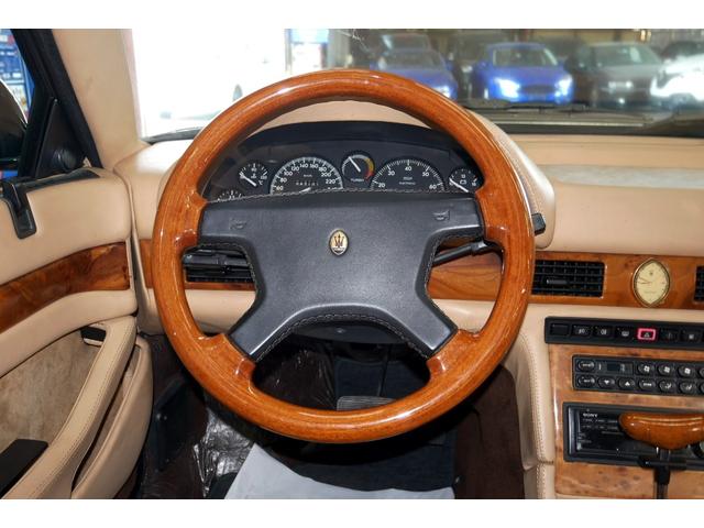 ギブリ 　２．８　マセラティ　ギブリ２最終モデル　ワンオーナー　整備記録１２回有　タイミングベルト　ステアリングラックブーツ左右　タイロッドエンドインナー左右　サスペンション前後左右　交換済み　コーンズ（15枚目）