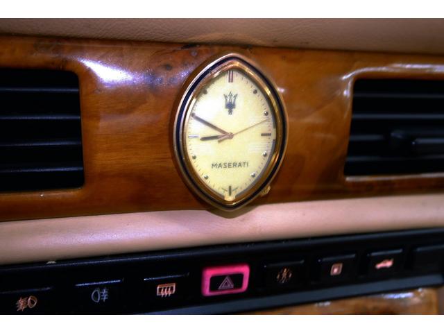 ギブリ 　２．８　マセラティ　ギブリ２最終モデル　ワンオーナー　整備記録１２回有　タイミングベルト　ステアリングラックブーツ左右　タイロッドエンドインナー左右　サスペンション前後左右　交換済み　コーンズ（16枚目）