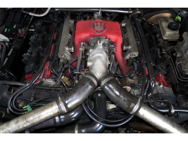 ギブリ 　２．８　マセラティ　ギブリ２最終モデル　ワンオーナー　整備記録１２回有　タイミングベルト　ステアリングラックブーツ左右　タイロッドエンドインナー左右　サスペンション前後左右　交換済み　コーンズ（20枚目）