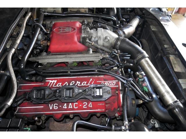 ギブリ 　２．８　マセラティ　ギブリ２最終モデル　ワンオーナー　整備記録１２回有　タイミングベルト　ステアリングラックブーツ左右　タイロッドエンドインナー左右　サスペンション前後左右　交換済み　コーンズ（21枚目）