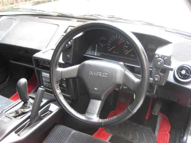 MR2 Gリミテッド 1オーナー ノーマル車 ノーマルルーフ 改造無 レストア無ボディオリジナルペイント 純正ホイル 純正カセットオーディオ 純正スポイラー 純正フォグランプ 純正マット 純正オプションオートエアコン(11枚目)