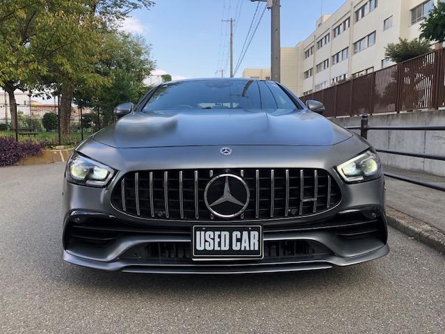 GT 4ドアクーペ 43 4マチック+ ライドコントロール+パッケージ 黒革ベンチレーションシート ナビ TV 全方位モニター パノラマガラスルーフ ヘッドアップディスプレイ パドルシフト AMG20インチアルミ ブルメスターサウンド(2枚目)