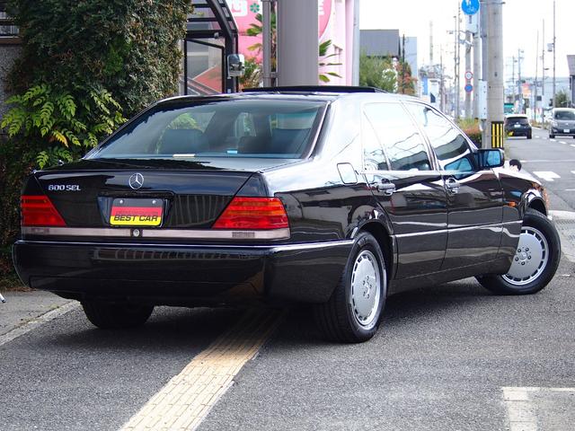 Sクラス 600SEL 正規輸入車・DOHC48バルブV型12気筒エンジン・エンジンハーネス純正新品交換済み・本革・サンルーフ・純正Beckerデッキ・純正16インチアルミ(4枚目)