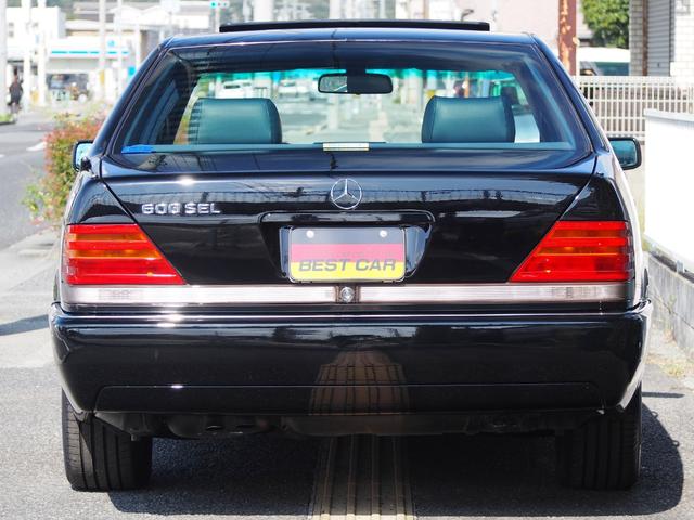 Sクラス 600SEL 正規輸入車・DOHC48バルブV型12気筒エンジン・エンジンハーネス純正新品交換済み・本革・サンルーフ・純正Beckerデッキ・純正16インチアルミ(5枚目)