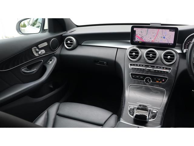 Cクラス C200アバンギャルド AMGライン レーダーセーフティパッケージ タッチパッド スマートフォン連携機能 24時間緊急通報システム アナログクロック アンビエントライト DYNAMIC SELECT リアビューカメラ シートヒーター(35枚目)