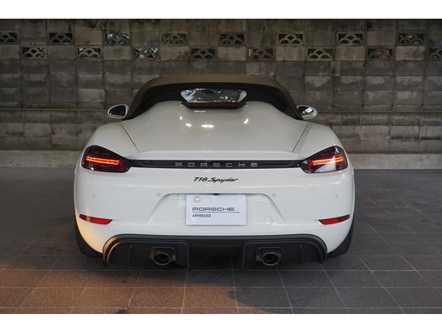 718スパイダー 22モデル 新車保証継承 PDK(6枚目)