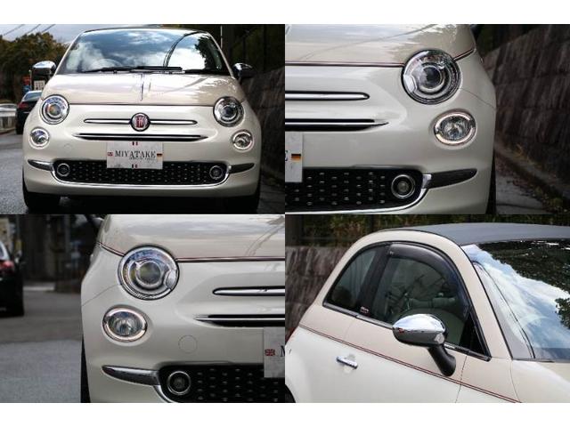 ５００Ｃ ６０ｔｈ　室内保管車両　５０台限定車　新車時付属品全完備２トーンボディカラー　上級グレードラウンジベース車　ミラー型ドライブレコーダー（10枚目）