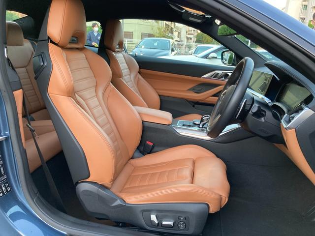 M440i xDriveクーペ レーザーライト コニャックレザー シートヒーター ACC LED コンフォートアクセス 電動リアゲート 純正地デジチューナー 19AW 全周囲カメラ ドライビングアシストプラス 盗難防止(11枚目)