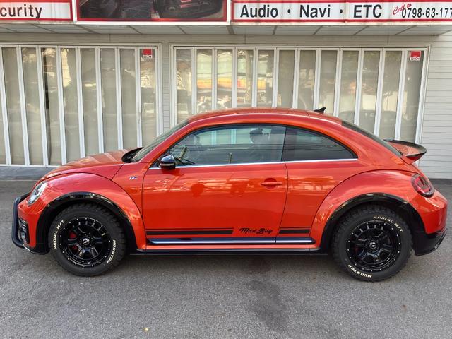 ザ・ビートル 2.0Rライン 2025大阪モーターショー出品車両 MadBug オリジナルリフトアップサス オリジナルカンガルーバー 内装張替え(4枚目)