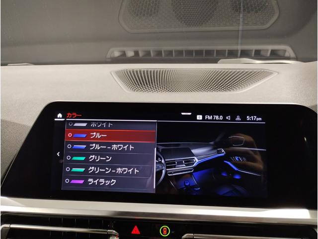 318iツーリング Mスポーツ コンフォートパッケージ パーキングアシストプラス 全周囲カメラ アンビエントライト ハンドルアシスト付きアクティブクルーズコントロール 電動シート 電動リアゲート 障害物センサー 純正18インチアルミ(58枚目)