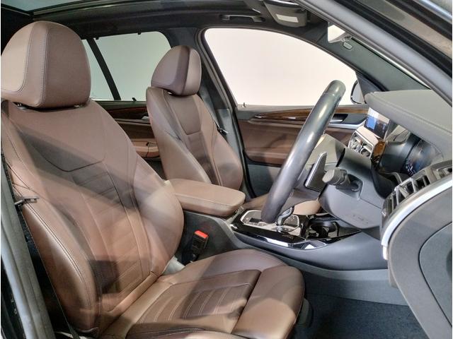 X3 xDrive 20d Mスポーツ セレクトパッケージ モカヴァーネスカレザーシート パノラマガラスサンルーフ ハーマンカードンスピーカー シートヒーター 純正19インチアルミホイール アクティブクルーズコントロール ハンドルヒーター(14枚目)