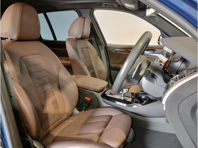 X3 xDrive 20d Mスポーツ モカレザー シートヒーター AAC アクティブベンチレーションシート フロントシートランバーサポート ステアリングサポート 軽減ブレーキ 純正HDDナビ バックカメラ 19インチホイール電動リアゲート(14枚目)