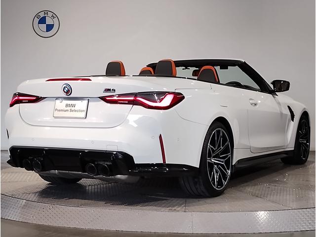 M4 M4カブリオレ コンペティション M xDrive ワンオーナー キャラ三オレンジレザーシート harmanKardonサウンド TVチューナー フロントシートヒーター Mコンパウンドブレーキ レッドキャリパー パーキングアシストプラス 電動シート(8枚目)