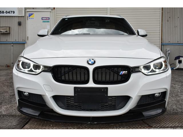 ３シリーズ ３２０ｄツーリング　エクスクルーシブ　スポーツ　革シート、オプション１９インチアルミ、Ｍスポーツエアロ、前後ドラレコ、フジツボマフラー、カーボンチップスポイラー、カーボンリアディフーザー、タワーバー、ローダウン（2枚目）
