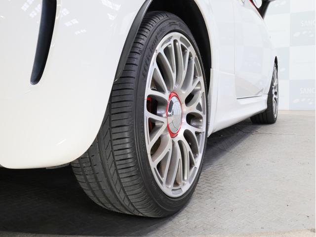 アバルト595 ツーリズモ 禁煙1オーナー 茶革シート レコードモンツァマフラー カロッツェリア製2DINナビ フルセグTV DVD再生 バックカメラ リアコーナーセンサー 17インチアルミホイール バイキセノンヘッドライト(27枚目)