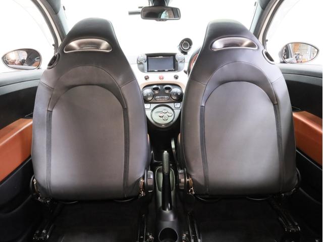 アバルト595 ツーリズモ 禁煙1オーナー 茶革シート レコードモンツァマフラー カロッツェリア製2DINナビ フルセグTV DVD再生 バックカメラ リアコーナーセンサー 17インチアルミホイール バイキセノンヘッドライト(54枚目)