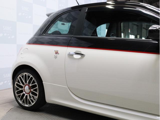 アバルト595 ツーリズモ 禁煙1オーナー 茶革シート レコードモンツァマフラー カロッツェリア製2DINナビ フルセグTV DVD再生 バックカメラ リアコーナーセンサー 17インチアルミホイール バイキセノンヘッドライト(68枚目)