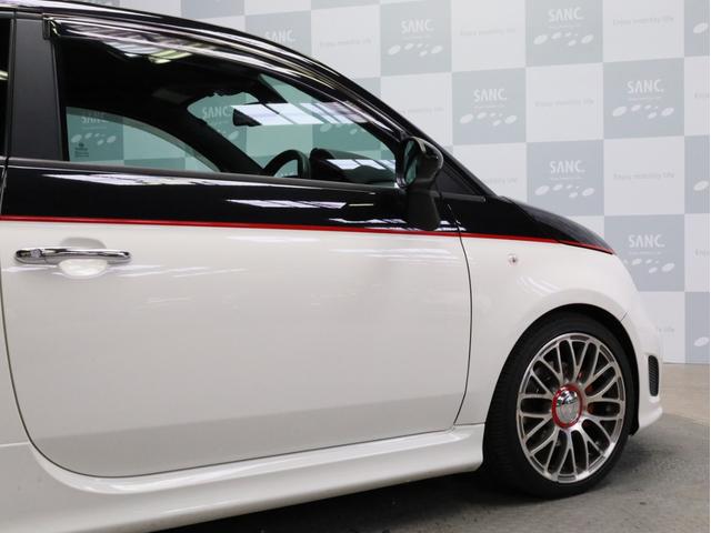 アバルト595 ツーリズモ 禁煙1オーナー 茶革シート レコードモンツァマフラー カロッツェリア製2DINナビ フルセグTV DVD再生 バックカメラ リアコーナーセンサー 17インチアルミホイール バイキセノンヘッドライト(72枚目)