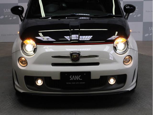 アバルト595 ツーリズモ 禁煙1オーナー 茶革シート レコードモンツァマフラー カロッツェリア製2DINナビ フルセグTV DVD再生 バックカメラ リアコーナーセンサー 17インチアルミホイール バイキセノンヘッドライト(77枚目)