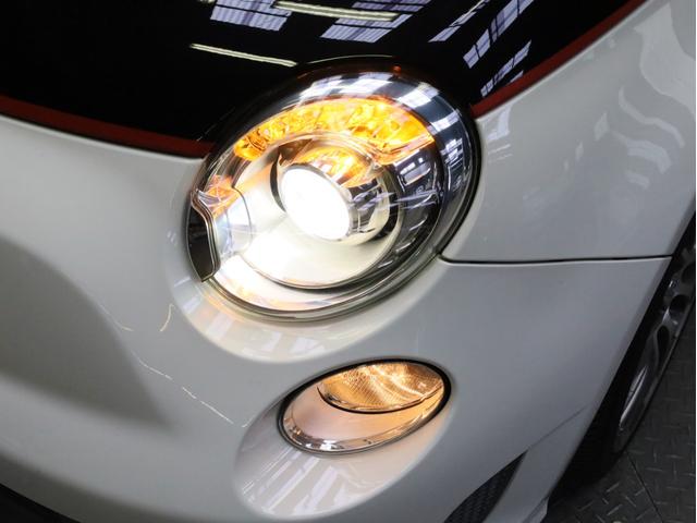 アバルト595 ツーリズモ 禁煙1オーナー 茶革シート レコードモンツァマフラー カロッツェリア製2DINナビ フルセグTV DVD再生 バックカメラ リアコーナーセンサー 17インチアルミホイール バイキセノンヘッドライト(78枚目)