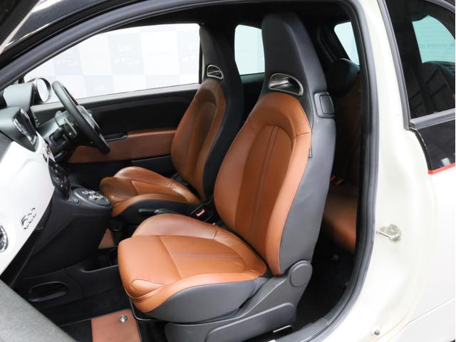 アバルト５９５ ツーリズモ　禁煙　茶革シート　ケンウッド製彩速ナビ　フルセグＴＶ　ＵＳＢ入力端子　Ｂｌｕｅｔｏｏｔｈ　ＤＶＤ再生　フルセグＴＶ　バックカメラ　リアコーナーセンサー　１７インチアルミホイール　バイキセノン（10枚目）