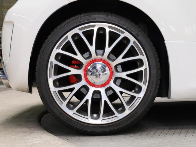 アバルト５９５ ツーリズモ　禁煙　茶革シート　ケンウッド製彩速ナビ　フルセグＴＶ　ＵＳＢ入力端子　Ｂｌｕｅｔｏｏｔｈ　ＤＶＤ再生　フルセグＴＶ　バックカメラ　リアコーナーセンサー　１７インチアルミホイール　バイキセノン（22枚目）