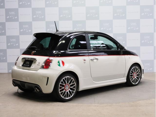 アバルト５９５ ツーリズモ　禁煙　茶革シート　ケンウッド製彩速ナビ　フルセグＴＶ　ＵＳＢ入力端子　Ｂｌｕｅｔｏｏｔｈ　ＤＶＤ再生　フルセグＴＶ　バックカメラ　リアコーナーセンサー　１７インチアルミホイール　バイキセノン（32枚目）