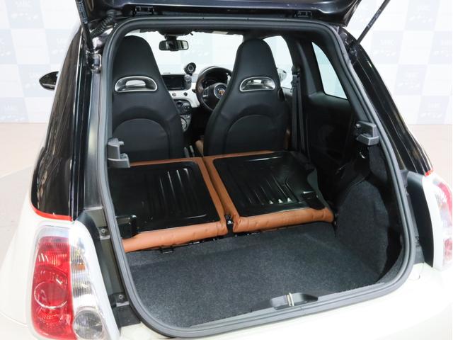 アバルト５９５ ツーリズモ　禁煙　茶革シート　ケンウッド製彩速ナビ　フルセグＴＶ　ＵＳＢ入力端子　Ｂｌｕｅｔｏｏｔｈ　ＤＶＤ再生　フルセグＴＶ　バックカメラ　リアコーナーセンサー　１７インチアルミホイール　バイキセノン（64枚目）