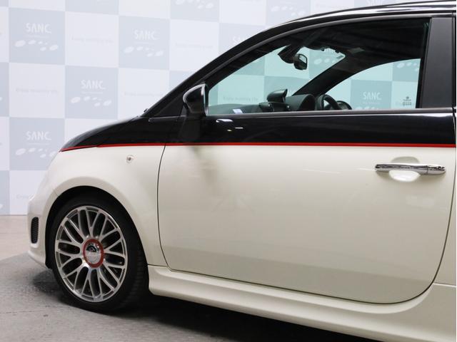 アバルト５９５ ツーリズモ　禁煙　茶革シート　ケンウッド製彩速ナビ　フルセグＴＶ　ＵＳＢ入力端子　Ｂｌｕｅｔｏｏｔｈ　ＤＶＤ再生　フルセグＴＶ　バックカメラ　リアコーナーセンサー　１７インチアルミホイール　バイキセノン（69枚目）