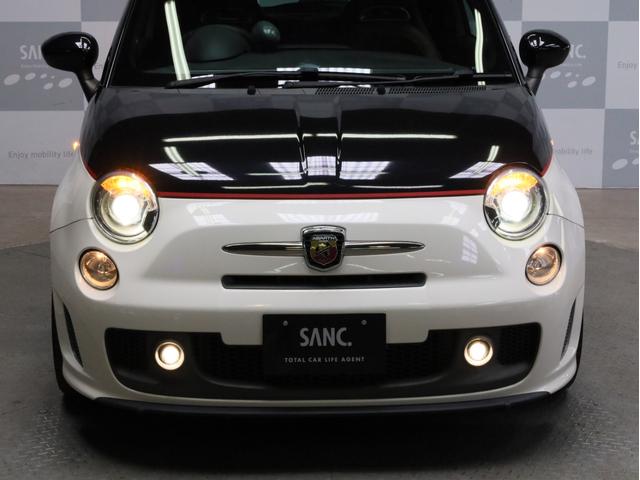 アバルト５９５ ツーリズモ　禁煙　茶革シート　ケンウッド製彩速ナビ　フルセグＴＶ　ＵＳＢ入力端子　Ｂｌｕｅｔｏｏｔｈ　ＤＶＤ再生　フルセグＴＶ　バックカメラ　リアコーナーセンサー　１７インチアルミホイール　バイキセノン（75枚目）