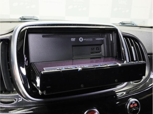 アバルト595 スコルピオーネオーロ 禁煙 5速MT レコードモンツァマフラー 専用17AW チェッカーフラッグルーフ ゴールドピンストライプ 専用シート Beatsオーディオ カロッツェリア製ナビTV DVD再生 バックカメラ(46枚目)