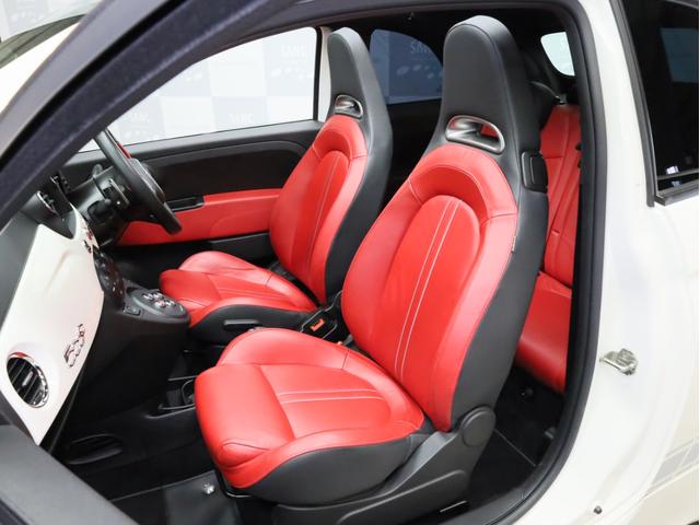 アバルト595C ツーリズモ 禁煙車 赤革シート カロッツェリア製ディスプレイオーディオ カープレイ対応 カンパニョーロモチーフTRUCCO製16インチホイール&ミシュラン製サマータイヤ付属 ドリルドローター バックカメラ ETC(11枚目)