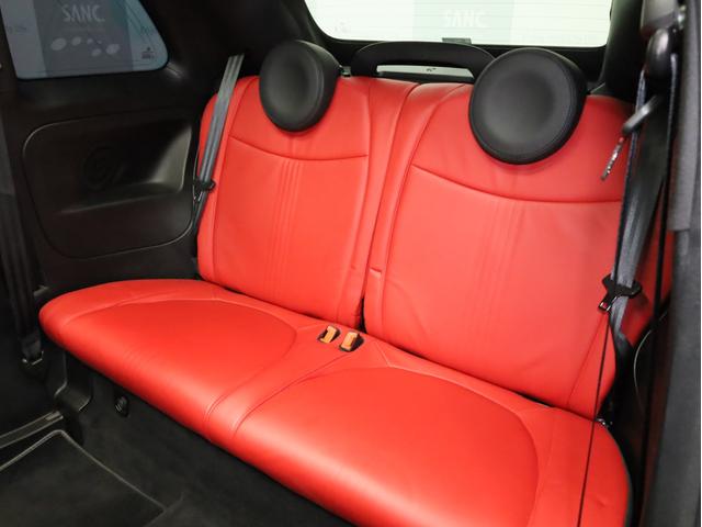 アバルト595C ツーリズモ 禁煙車 赤革シート カロッツェリア製ディスプレイオーディオ カープレイ対応 カンパニョーロモチーフTRUCCO製16インチホイール&ミシュラン製サマータイヤ付属 ドリルドローター バックカメラ ETC(12枚目)