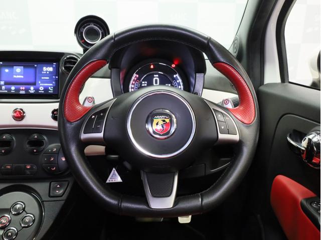 アバルト595C ツーリズモ 禁煙車 赤革シート カロッツェリア製ディスプレイオーディオ カープレイ対応 カンパニョーロモチーフTRUCCO製16インチホイール&ミシュラン製サマータイヤ付属 ドリルドローター バックカメラ ETC(35枚目)