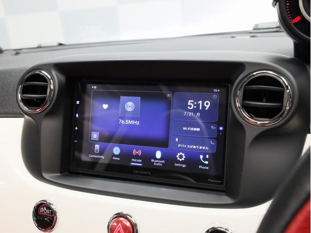 アバルト595C ツーリズモ 禁煙車 赤革シート カロッツェリア製ディスプレイオーディオ カープレイ対応 カンパニョーロモチーフTRUCCO製16インチホイール&ミシュラン製サマータイヤ付属 ドリルドローター バックカメラ ETC(45枚目)